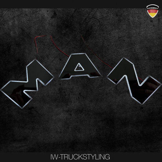 LED Schriftzug "Black Edition" für MAN TGE