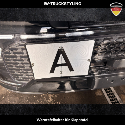 Warntafelhalter für Klapptafel