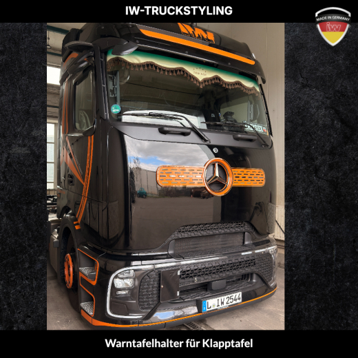 Warntafelhalter für Klapptafel