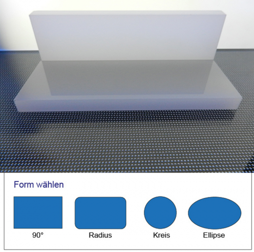 5mm PERSPEX® XT weiß opal 1X11
