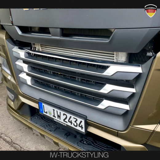 Edelstahl Zierleisten 1 unterer Grill