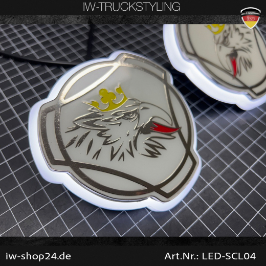 LED Ring mit Griffin Logo