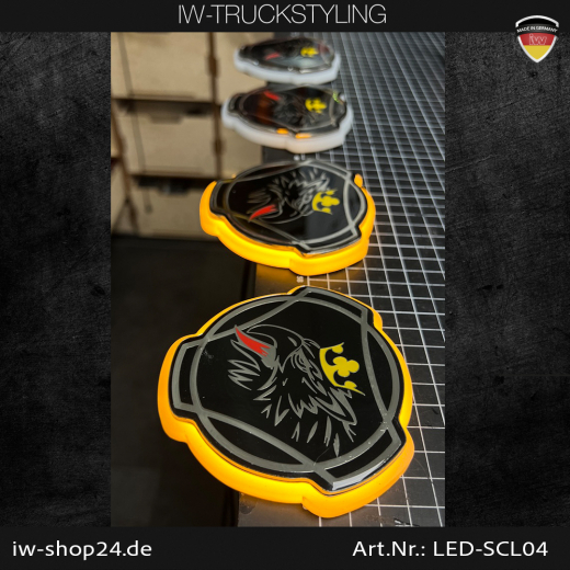 LED Ring mit Griffin Logo