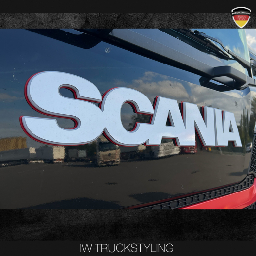 LED Beleuchteter Schriftzug für SCANIA