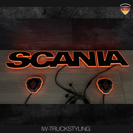 LED Beleuchteter Schriftzug SCANIA SET 1