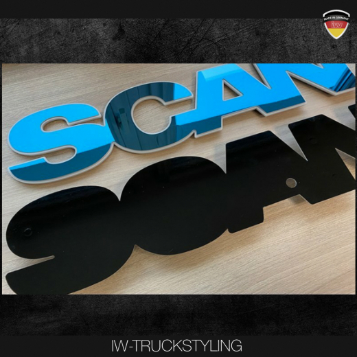 Adapterplatte für LED Schriftzug Scania