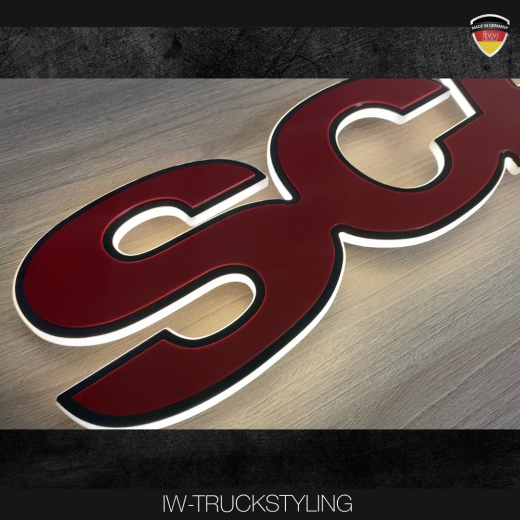 LED Beleuchteter Schriftzug für SCANIA