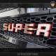 Schriftzug "Super" in 3D Optik