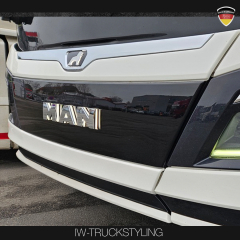 Chromspange mit beleuchtetem Löwe für MAN BUS