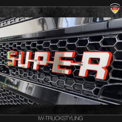 Schriftzug "Super" in 3D Optik