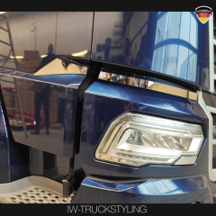 Edelstahlapplikation für die Türsicke mit Verlängerung DAF XF