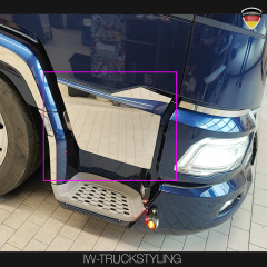 Edelstahlapplikation für das untere Türblatt DAF XF